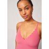 SKINY dámske tielko Spaghetti vyberateľné vankúšiky Micro Essentials S25 - rapture rose (Farba rapture rose-S786, Veľkosť 44)