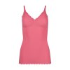 SKINY dámske tielko Spaghetti vyberateľné vankúšiky Micro Essentials S25 - rapture rose (Farba rapture rose-S786, Veľkosť 44)