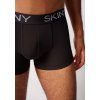 SKINY pánske panty 2-balenie Cotton Multipack B25 - anthracite stripe (Farba anthracite stripe selection-s228, Veľkosť XXL)
