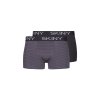 SKINY pánske panty 2-balenie Cotton Multipack B25 - anthracite stripe (Farba anthracite stripe selection-s228, Veľkosť XXL)