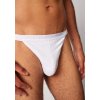 SKINY pánske slipy Tanga 2-balenie Cotton Rib B25 - white (Farba white-0500, Veľkosť XXL)
