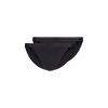 SKINY pánske slipy Tanga 2-balenie Cotton Rib B25 - black (Farba black-7662, Veľkosť XXL)