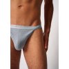 SKINY pánske slipy Tanga 2-balenie Cotton Rib B25 - silver melange (Farba silver melange-9523, Veľkosť XXL)