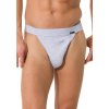SKINY pánske slipy Tanga Olymp BX - silver melange (Farba silver melange-9523, Veľkosť L)