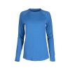 SKINY dámske tričko s dlhým rukávom Ceravida Heat B25 - sonicblue melange (Farba sonicblue melange-s374, Veľkosť 44)