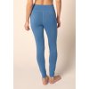 SKINY dámske legíny dlhé Ceravida Heat B25 - sonicblue melange (Farba sonicblue melange-s374, Veľkosť 42)