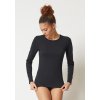 SKINY dámske tričko s dlhým rukávom Cotton Essentials B25 - black (Farba black-7662, Veľkosť 44)