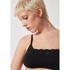 SKINY dámsky Crop top Cotton Lace Essentials B25 - black (Farba black-7665, Veľkosť 42)
