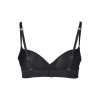 SKINY podprsenka Push-up Micro Lovers BX - black (Farba black-7665, Veľkosť 85 B)