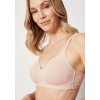 HUBER podprsenka mäkká Bra Selection B25 - dusty rose (Farba dusty rose-h098, Veľkosť 95 D)