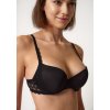 HUBER podprsenka Push-Up Micro Ornament - B25 - black (Farba black-7664, Veľkosť 85 B)