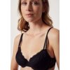 HUBER podprsenka s kosticami Micro Lace B25 - black (Farba black-7664, Veľkosť 95 D)