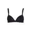 HUBER podprsenka výstužená Micro Lace B25 - black (Farba black-7664, Veľkosť 90 D)