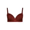 HUBER podprsenka vystužená Soft Floral Micro WX - cabernet (Farba cabernet-h172, Veľkosť 95 E)