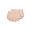 HUBER dámske nohavičky Maxi 2-balenie Cotton 2Pack B25 - dusty rose (Farba dusty rose-h098, Veľkosť 50)