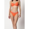 HUBER dámske nohavičky Tanga  Micro Lace S24 - almost orange (Farba almost orange-h214, Veľkosť 42)