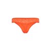 HUBER dámske nohavičky Tanga  Micro Lace S24 - almost orange (Farba almost orange-h214, Veľkosť 42)