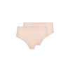 HUBER dámske nohavičky Tanga 2-balenie Micro 2Pack B25 - dusty rose (Farba dusty rose-h098, Veľkosť 46)