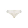 HUBER dámske nohavičky tanga Soft Floral Micro B25 - whisper white (Farba whisper white-h212, Veľkosť 46)