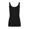 HUBER dámske tielko Soft Modal B25 - black (Farba black-7665, Veľkosť 48)
