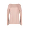 HUBER dámske tričko dlhý rukáv Night Basic Selection B25 - dusty rose (Farba dusty rose-h098, Veľkosť 46)
