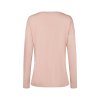 HUBER dámske tričko dlhý rukáv Night Basic Selection B25 - dusty rose (Farba dusty rose-h098, Veľkosť 46)