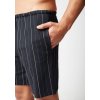 HUBER pánske nohavice krátke Night Basic Selection B25 - anthracite stripe (Farba anthracite stripe-h094, Veľkosť XXL)