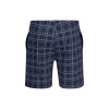 HUBER pánske nohavice krátke Night Basic Selection B25 - dressblue check (Farba dressblue check-h095, Veľkosť XXL)