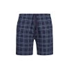 HUBER pánske nohavice krátke Night Basic Selection B25 - dressblue check (Farba dressblue check-h095, Veľkosť XXL)