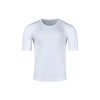 HUBER pánske tričko krátkym rukáv Cotton Fine Rib B25 - white (Farba white-0500, Veľkosť XXL)