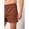 HUBER pánske boxerky Jerseyboxer Selection WX - rust-weather fingerprint (Farba rust-weather fingerprint-h161, Veľkosť XL)