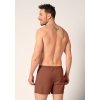 HUBER pánske boxerky Jerseyboxer Selection WX - rust-weather fingerprint (Farba rust-weather fingerprint-h161, Veľkosť XL)