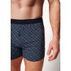 HUBER pánske boxerky Jerseyboxer Selection W25 - oceanview herringbone (Farba oceanview herringbone-h403, Veľkosť XXL)