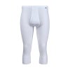 HUBER pánske spodky 3/4 Cotton Fine Rib B25 - white (Farba white-0500, Veľkosť XXL)