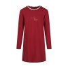 SKINY dievčenská nočná košeľa s dlhým rukávom Night In Skiny B25 -  (Farba deep red-s264, Veľkosť 152)