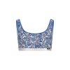 SKINY dievčenská podprsenka bustier 2-balenie Cotton Elastic B25 - blue leoflower  (Farba blue leoflower selectio-s255, Veľkosť 176)