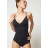 SKINY dámske body s vyberateľnými vankúšikmi Micro Essentials B25 - black (Farba black-7665, Veľkosť 44)