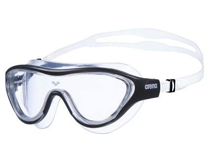 arena THE ONE MASK CLEAR-BLACK-TRANSPARENT