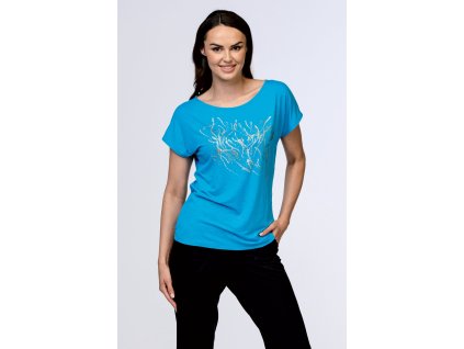 Draps dámské tričko 42 tyrkysová