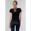 Draps dámské tričko 8 černá/stříbrná