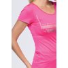 Draps 69 dámské tričko s potiskem aqu karmínová