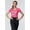 Draps 78 dámské tričko s potiskem aqu karmínová