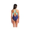 ARENA WOMEN'S GRID SWIMSUIT V BACK GRAPHIC 780