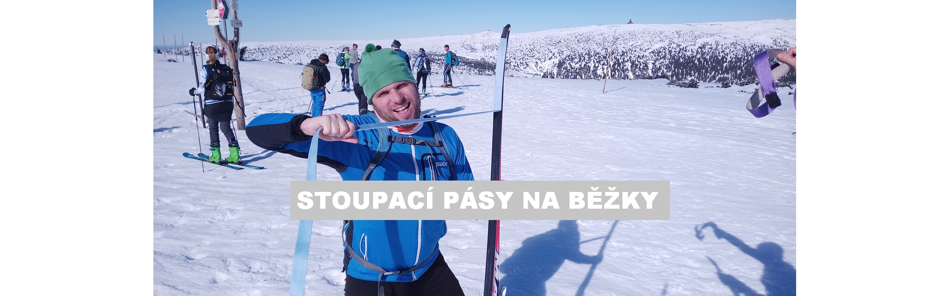 Stoupací pásy na běžky