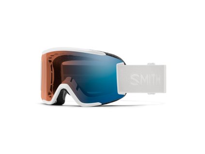 Brýle SMITH Squad S White Vapor / ChromaPop Pro Photochromic Blue Mirror