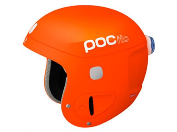 poc pocito skull helmet youth flourescent orange