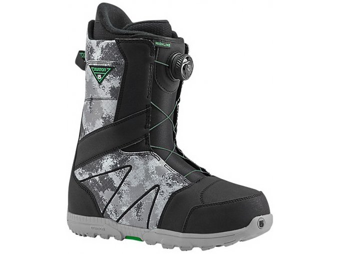 burton highline boa black gray original