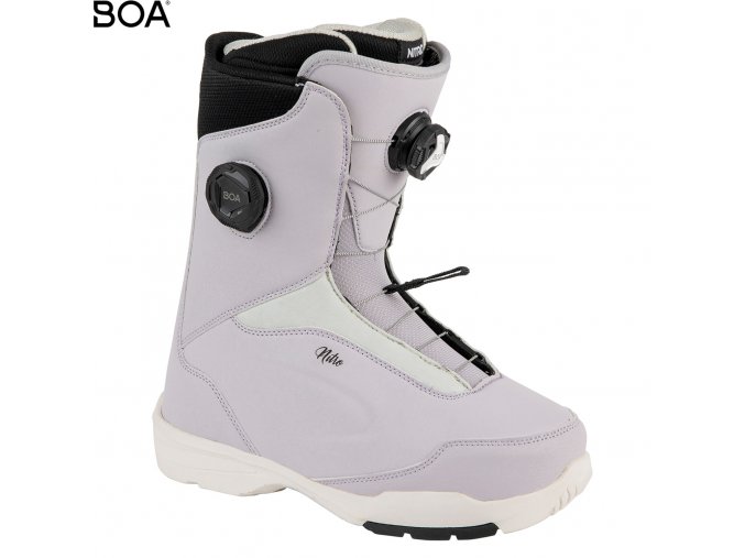 boty na snowboard nitro scala boa lilac