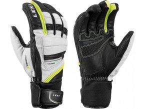 Leki Griffin Prime S white-black-yellow