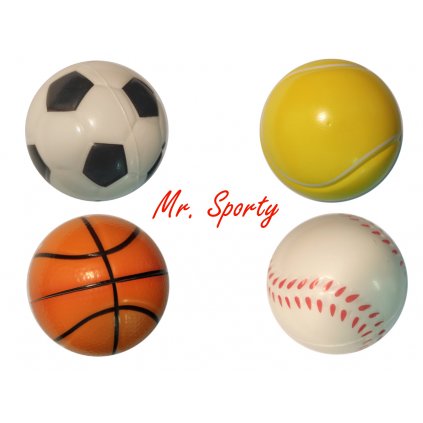 Antistresový pěnový míček Mr. Sporty